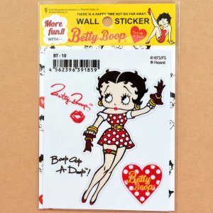 画像1: ステッカー/シール ベティブープ Betty Boop(ドット)