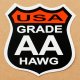 ステッカー/シール USA Grade AA Hawg