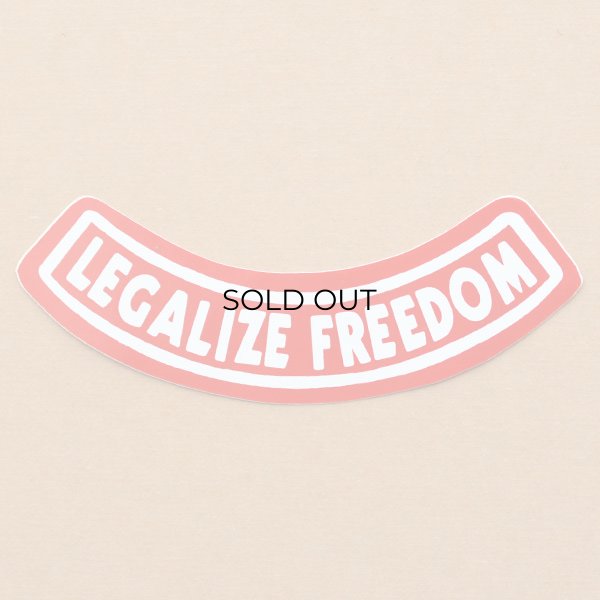 画像1: ステッカー/シール リガライズフリーダム Legalize Freedom (1)