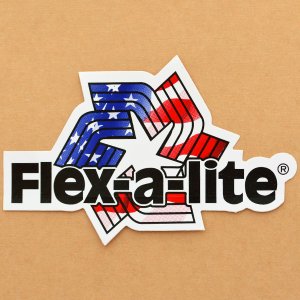 画像1: ロゴステッカー/シール フレックスアライト Flex-a-lite