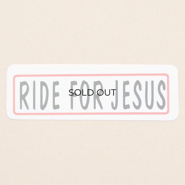 画像1: ステッカー/シール ライドフォージーザス Ride for Jesus (1)