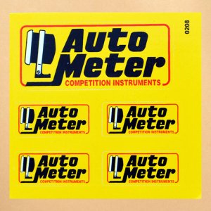 画像1: ステッカー/シール オートメーター Auto Meter(ミニロゴ/5ピース)