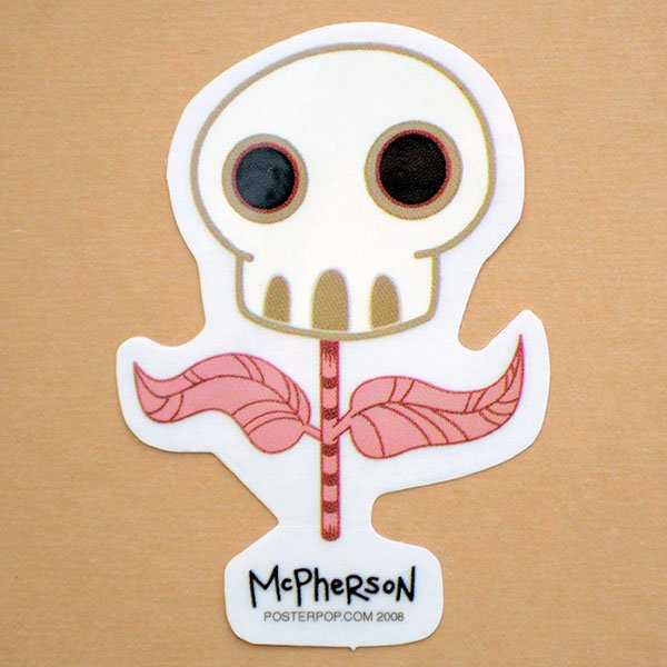 画像1: ステッカー/シール シュガースカル Sugar Skull(byタラマクファーソン) (1)