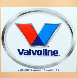 画像2: ロゴステッカー/シール バルボリンオイル Valvoline(オーバル)