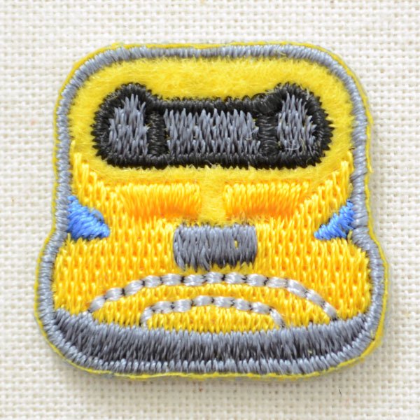 画像3: 923形 ドクターイエロー 新幹線 ワッペン アップリケ トレインワッペン2 アイロン接着 入園 入学 準備 男の子 電車 グッズ 鉄道 幼稚園 保育園 目印 (3)