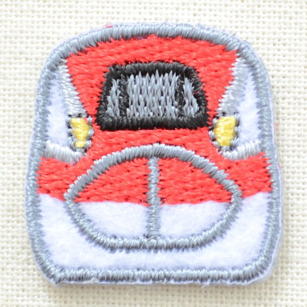 画像3: E6系 こまち 新幹線 ワッペン アップリケ トレインワッペン2 アイロン接着 入園 入学 準備 男の子 電車 グッズ 鉄道 幼稚園 保育園 目印 (3)