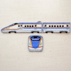 画像1: 鉄道/電車 トレインワッペン2 E7系北陸新幹線(2枚組)