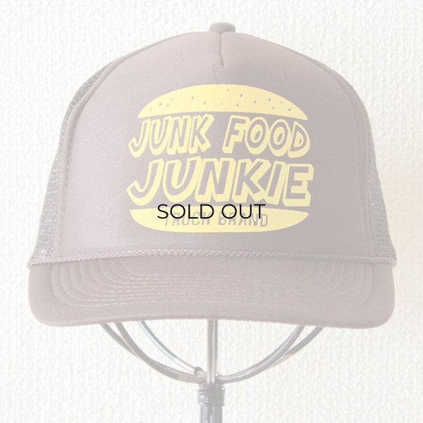 画像2: 帽子/メッシュキャップ トラックブランド Junk(ブラウン) メール便不可 (2)
