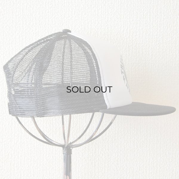 画像3: 帽子/メッシュキャップ トラックブランド Buzz(ブラック&ホワイト/フラットブリム) メール便不可 (3)