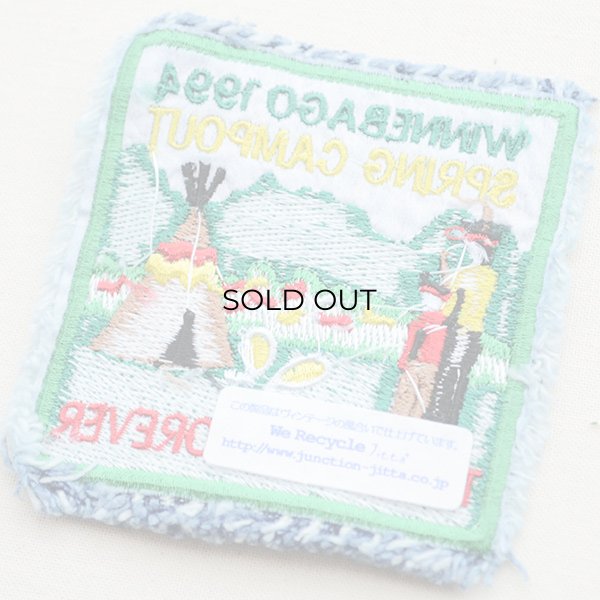 画像3: ヴィンテージレプリカワッペン ウィネベーゴ1994(ストライプ/糊なし) (3)