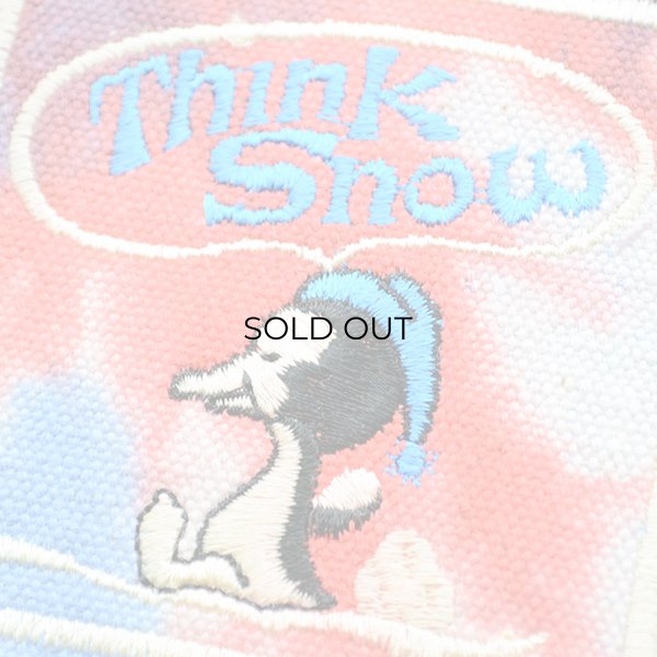 画像2: ヴィンテージレプリカワッペン シンクスノー(ペンギン/タイダイ/糊なし) (2)