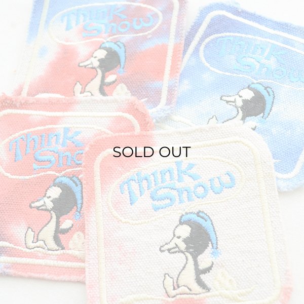 画像4: ヴィンテージレプリカワッペン シンクスノー(ペンギン/タイダイ/糊なし) (4)