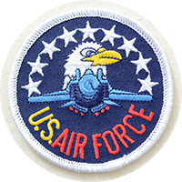 usエアフォース/アメリカ空軍u.s.air forceワッペン・アップリケ・グッズ