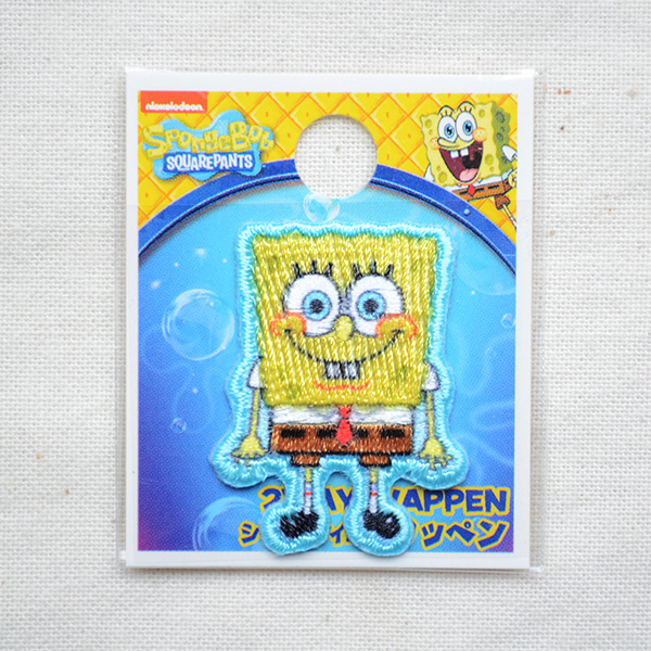 シールワッペン スポンジボブ Sponge Bob ワッペン アップリケ ステッカー バッジ通販 ワッペンストア本店