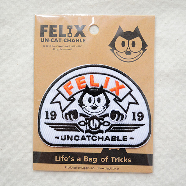 ワッペン フィリックスザキャット Felix The Cat(Head Light) | ワッペン・アップリケ・ステッカー・バッジ通販 ワッペン ストア本店