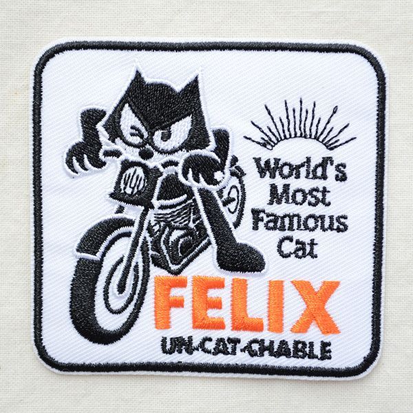 ワッペン フィリックスザキャット Felix The Cat Wink ワッペン アップリケ ステッカー バッジ通販 ワッペンストア本店