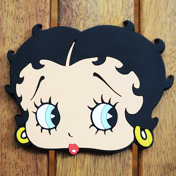 ラバーコースター ベティブープ Betty Boop フェイス ワッペン アップリケ ステッカー バッジ通販 ワッペンストア本店