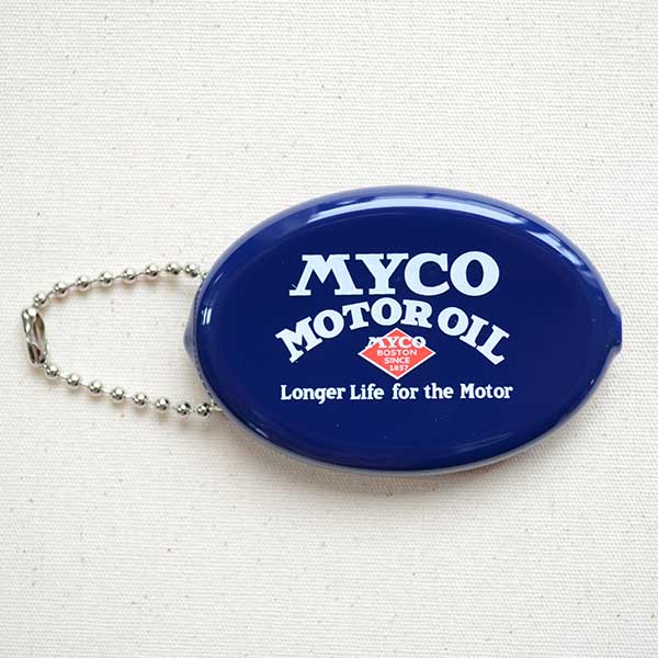 ラバーコインケース マイコモーターオイル/MYCO MOTOR OIL(ネイビー) | ワッペン・アップリケ・ステッカー・バッジ通販 ワッペンストア本店