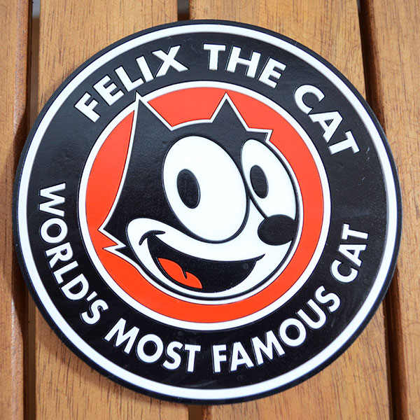 ラバーコースター フィリックスザキャット Felix The Cat ラウンド ワッペン アップリケ ステッカー バッジ通販 ワッペンストア本店