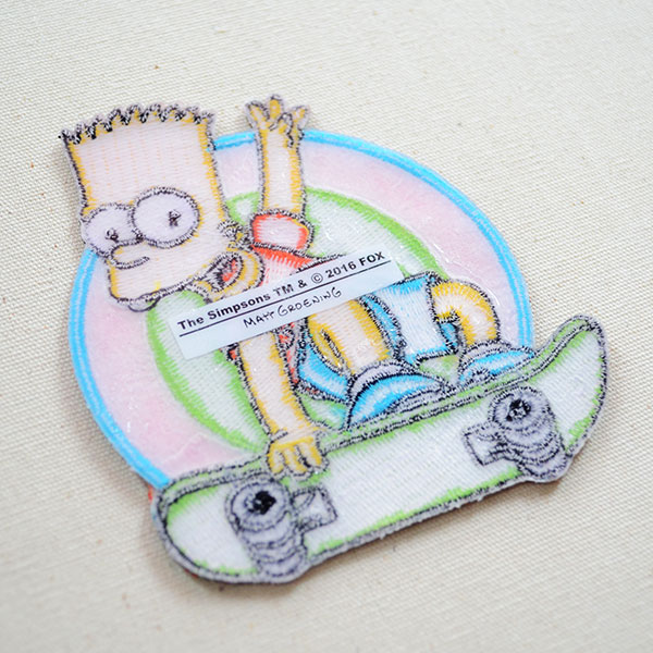 シールワッペン ザ シンプソンズ バート スケボー ワッペン アップリケ ステッカー バッジ通販 ワッペンストア本店
