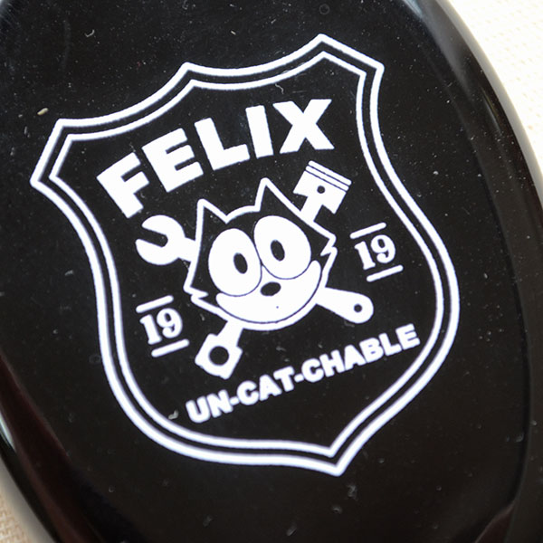 ラバーコインケース フィリックスザキャット Felix The Cat(ブラック/SIGN) | ワッペン・アップリケ・ステッカー・バッジ通販  ワッペンストア本店