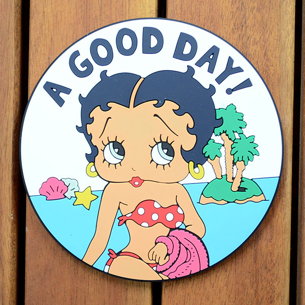 ラバーコースター ベティブープ Betty Boop A Good Day ワッペン アップリケ ステッカー バッジ通販 ワッペンストア本店