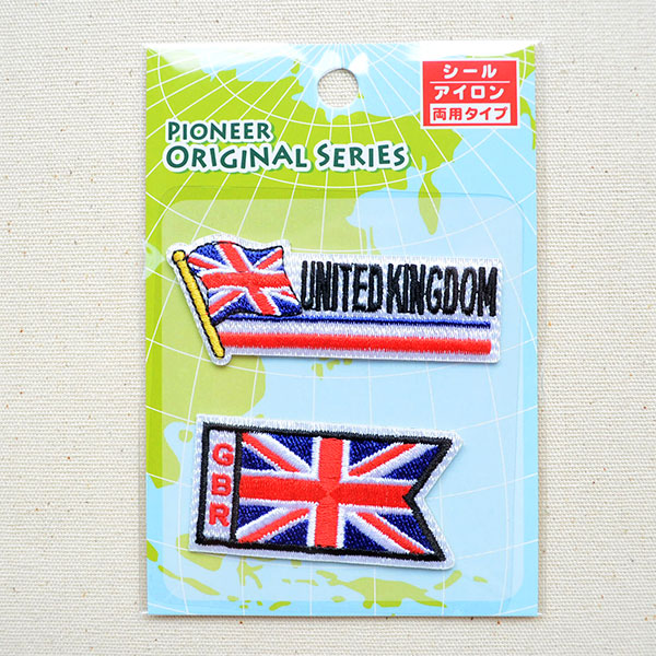 ワッペン イギリス国旗 フラッグ ワッペン アップリケ ステッカー バッジ通販 ワッペンストア本店