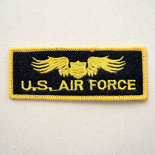 ミリタリーワッペン U.S.Air Force エアフォース (イエロー/ブラック) | ワッペン・アップリケ・ステッカー・バッジ通販 ワッペン ストア本店