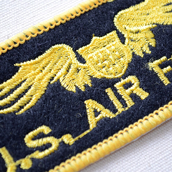 ミリタリーワッペン U.S.Air Force エアフォース (イエロー/ブラック) | ワッペン・アップリケ・ステッカー・バッジ通販 ワッペン ストア本店