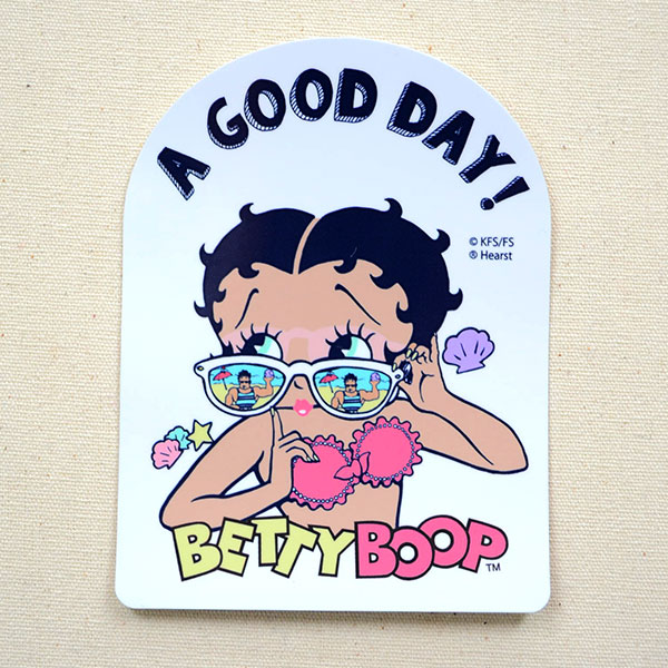 ステッカー シール ベティブープ Betty Boop A Good Day ワッペン アップリケ ステッカー バッジ通販 ワッペンストア本店