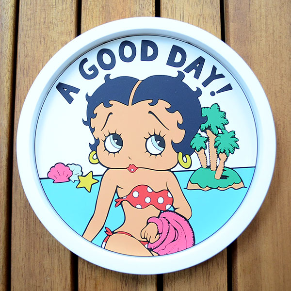 ラバートレイ ベティブープ Betty Boop Good Day ワッペン アップリケ ステッカー バッジ通販 ワッペンストア本店