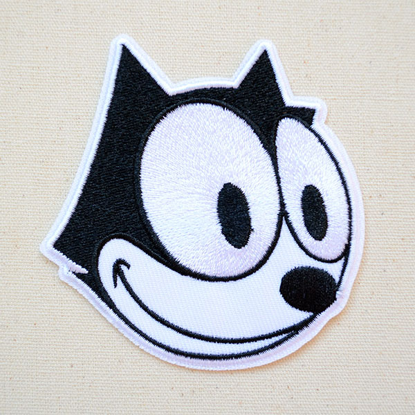 ワッペン フィリックスザキャット Felix The Cat フェイス ワッペン アップリケ ステッカー バッジ通販 ワッペンストア本店