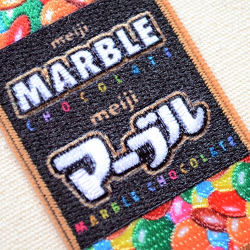 ワッペン マーブル チョコレート Meiji ワッペン アップリケ ステッカー バッジ通販 ワッペンストア本店