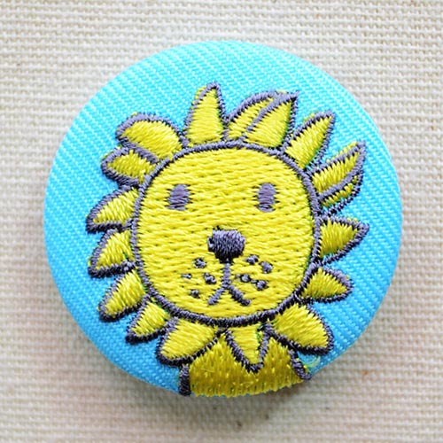 刺繍ブローチ ライオン Dick Bruna ディック ブルーナ ワッペン アップリケ ステッカー バッジ通販 ワッペンストア本店