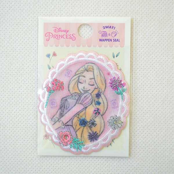 ワッペン プリンセス チャーミング ディズニー ラプンツェル ワッペン アップリケ ステッカー バッジ通販 ワッペンストア本店