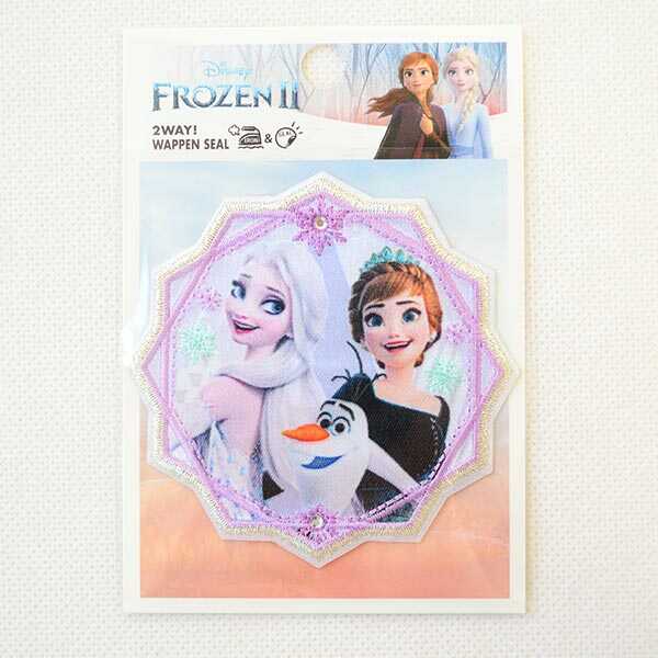 ワッペン アナと雪の女王2 グループパープル ワッペン アップリケ ステッカー バッジ通販 ワッペンストア本店