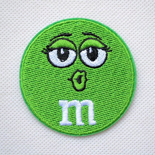 ワッペン M M S エムアンドエムズ チョコレート グリーン ラウンド ワッペン アップリケ ステッカー バッジ通販 ワッペンストア本店 ワッペン M M S エムアンドエムズ チョコレート グリーン ラウンド ワッペン アップリケ ステッカー バッジ通販 ワッペンストア本店