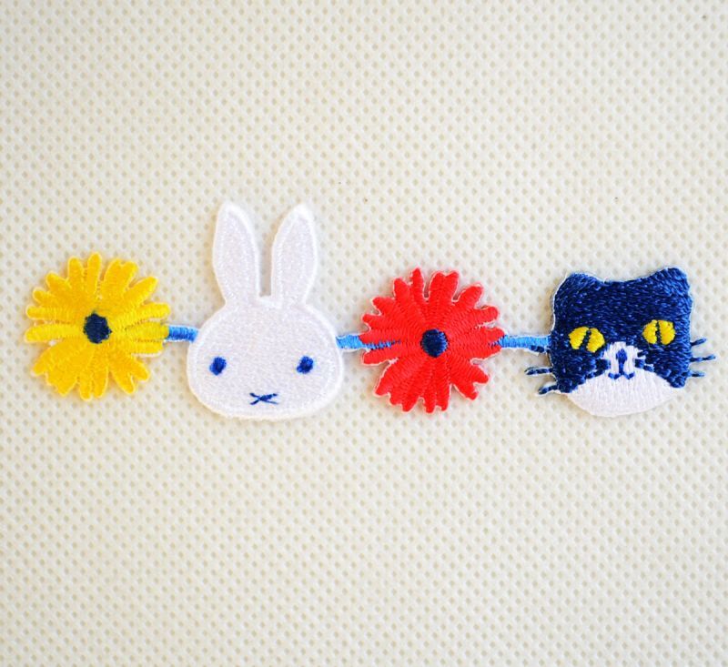 ラインワッペン ミッフィー&キャット Dick Bruna ディック ブルーナ
