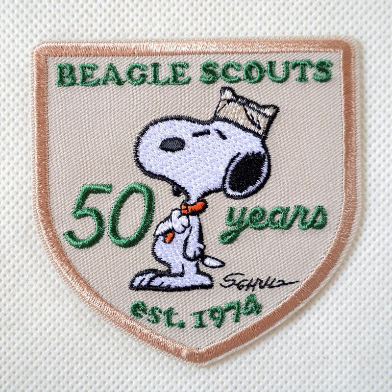 ワッペン ビーグルスカウト BEAGLE SCOUTS 50th エンブレム スヌーピー 