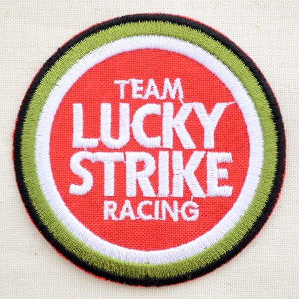 ロゴワッペン ラッキーストライク Lucky Strike レーシングチーム ワッペン アップリケ ステッカー バッジ通販 ワッペンストア本店