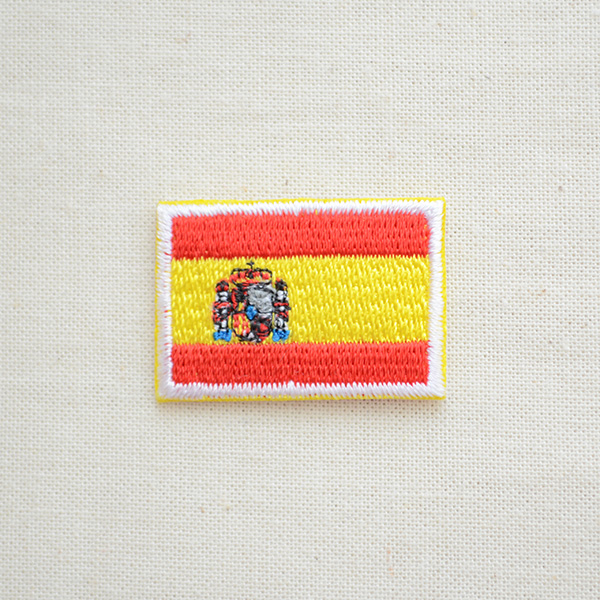 ミニワッペン スペイン国旗 Ssサイズ ワッペン アップリケ ステッカー バッジ通販 ワッペンストア本店