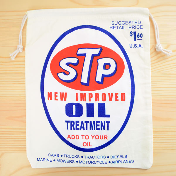 アメリカンロゴ巾着袋(L) STP Oil オイル