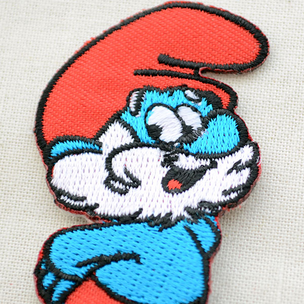 ワッペン パパスマーフ Papa Smurf | ワッペン・アップリケ・ステッカー・バッジ通販 ワッペンストア本店