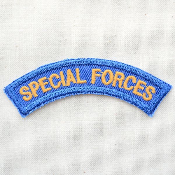 ミリタリーワッペン Special Forces スペシャルフォース アメリカ陸軍(ブルー/扇形) | ワッペン・アップリケ・ステッカー・バッジ通販 ワッペンストア本店