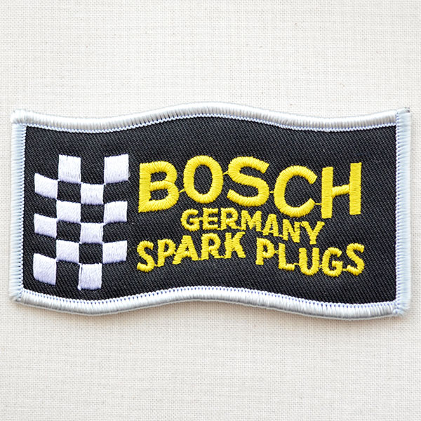 ロゴワッペン ボッシュ Bosch スパークプラグス(シルバー) | ワッペン・アップリケ・ステッカー・バッジ通販 ワッペンストア本店