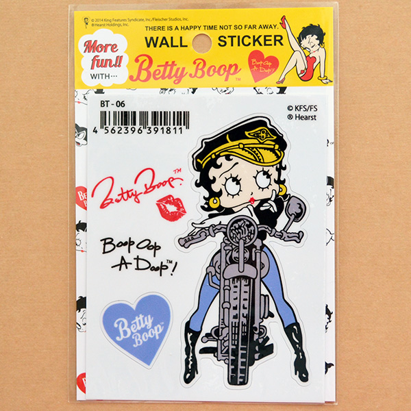 ステッカー シール ベティブープ Betty Boop バイカー ワッペン アップリケ ステッカー バッジ通販 ワッペンストア本店