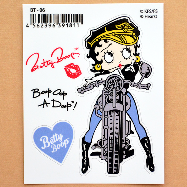 ステッカー シール ベティブープ Betty Boop バイカー ワッペン アップリケ ステッカー バッジ通販 ワッペンストア本店