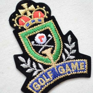 画像2: エンブレムワッペン GOLF GAME ゴルフゲーム (2)