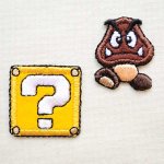 画像: シールワッペン スーパーマリオ クリボー/ハテナブロック(2枚組)