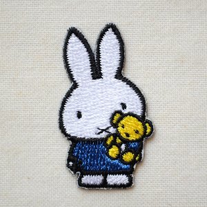 画像1: ワッペン ミッフィーとくま ディックブルーナ D02Y2481 (1)